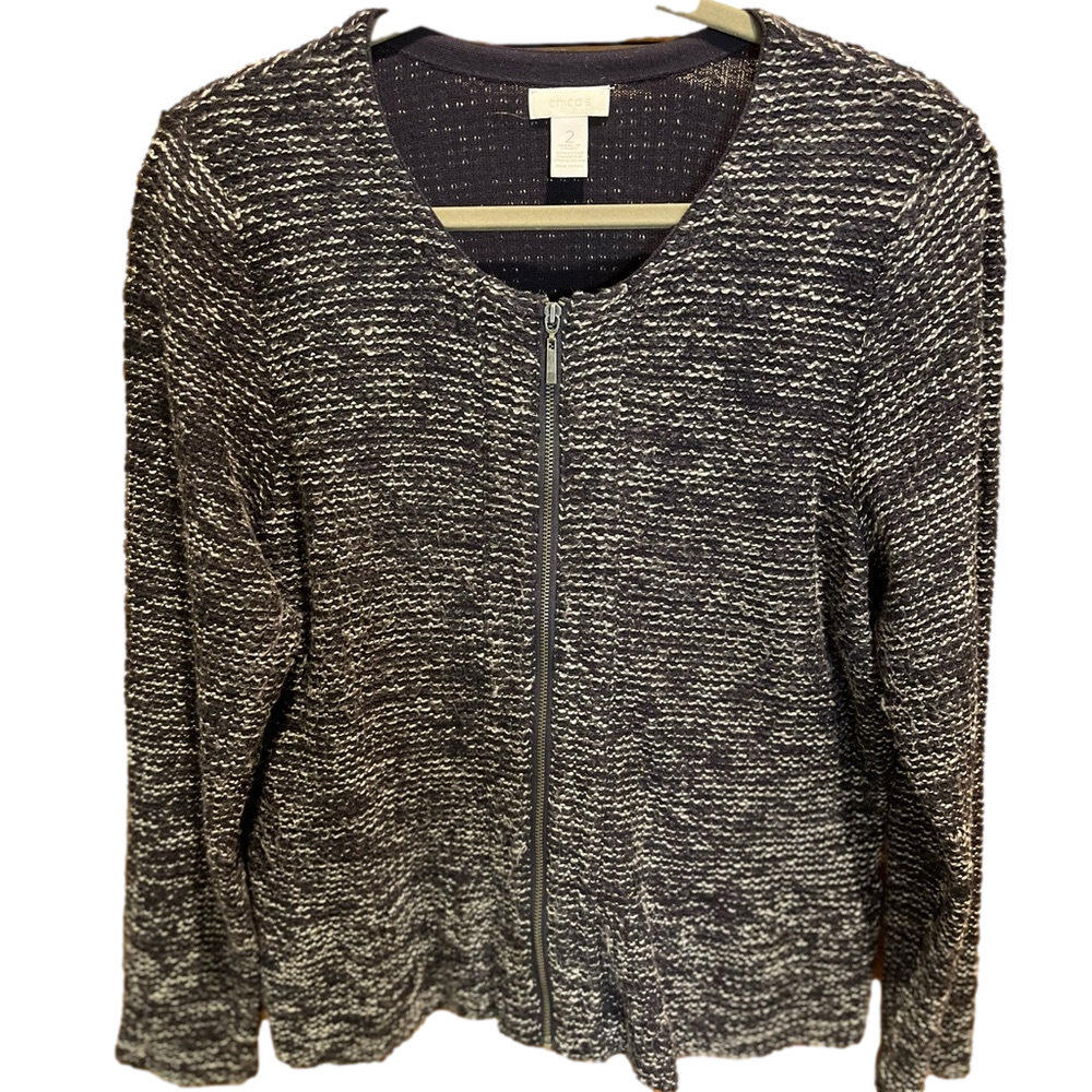 06. WOMENS CHICO’S 2/L DETAIL JACKET